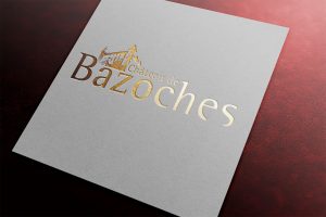 Logo and branding Château de Bazoches by blindesign