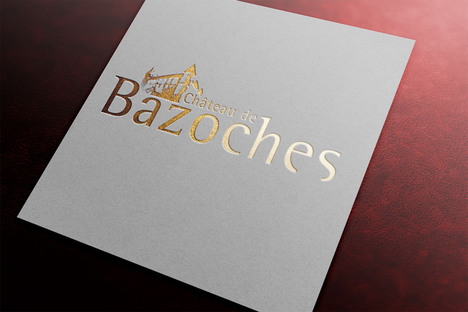 Logo et identité visuelle Château de Bazoches par blindesign