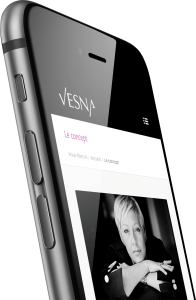 Mobile responsive website Vesna Nail Bar & Beauty by blindesign