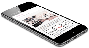 Mobile responsive website Vesna Nail Bar & Beauty by blindesign